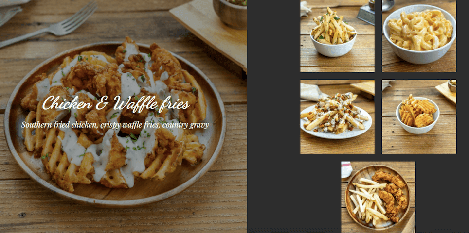 online restaurant displaying its delicious food items on its website online restaurant displaying its delicious food items on its website